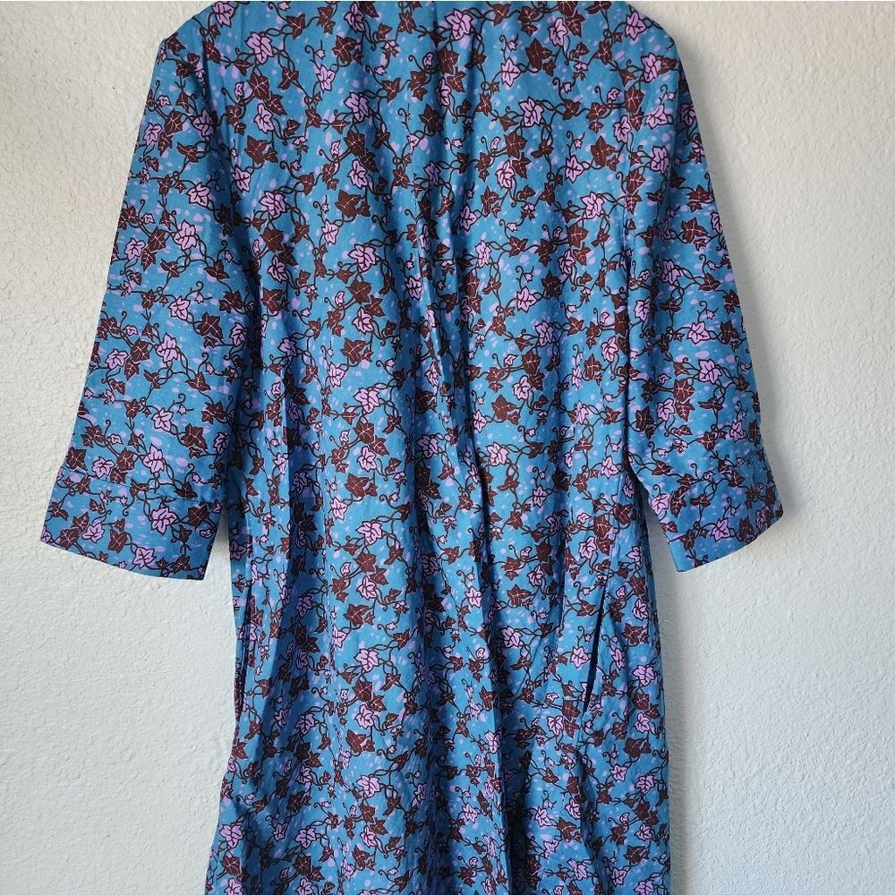 Zuri Floral Blue Dress - Picture 3 of 11